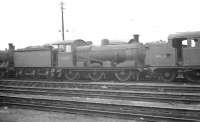 Holden J16 0-6-0 65554 in the yard at Stratford on 9 October 1961, a month after withdrawal. Built in the adjacent works in 1902, the ex-GER locomotive was cut up at its birthplace later that month.<br><br>[K A Gray 09/10/1961]