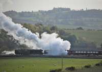 60103 propelling empty stock to Manuel on 15 May.<br><br>[Bill Roberton 15/05/2016]