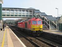 60039 running light through Bridgend for Margam.<br><br>[Alastair McLellan 13/05/2016]