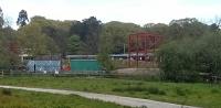 A new water tower under construction at Cheddleton on the North Staffordshire Railway, 15 May 2016.<br><br>[John Thorn 15/05/2016]