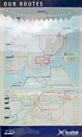 The latest version of the ScotRail network map sees the return of colour coding. It's a pity that the colours don't always match those on the timetables ...<br><br>[David Panton 17/05/2016]