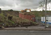 Access chamber for the North portal of Buchanan Street tunnel on 18.5.16. Tunnel shortly to be partially infilled as part of the £260M Sighthill regeneration project-<br><br>[Martin MacGuire 18/05/2016]