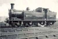 British Railways class N14 0-6-2T no 69120, photographed at Eastfield on 3 September 1949.   <br><br>[G H Robin collection by courtesy of the Mitchell Library, Glasgow 03/09/1949]