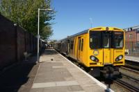 A Merseyrail service to Southport calls at Birkdale on 19 May 2013.<br><br>[John McIntyre 19/05/2013]