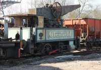 A recent arrival at the RSR awaits its turn in the workshops. <I>Glenfield</I> is a 5-ton capacity Andrew Barclay (880/1902) crane tank that spent most of its life in Kilmarnock working for its builder. It has been at various preservation sites since retirement, including Didcot and Carnforth, and arrived at Preston in October 2015.   <br><br>[Mark Bartlett 17/04/2016]