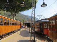 Train and tram alongside at Soller.<br><br>[Mark Wringe 27/07/2014]