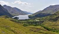 Loch Sheil,Glenfinnan Viaduct and the afternoon Jacobite heading for Mallaig, hauled by Black 5 No. 45407.<br><br>[John Gray 25/05/2016]