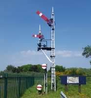 The last mainline lower quadrant removed from Stirling in 2000 is now on display at Bo'ness.<br><br>[John Yellowlees 04/06/2016]