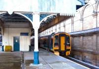 A Waverley - Newcraighall shuttle using the east end of the old 'sub' platform 9 in January 2007 during major works at the station.<br><br>[John Furnevel 14/01/2007]