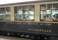 Bernese Oberland dining car at Montreux.<br><br>[John Yellowlees 08/06/2016]