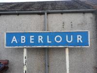 Station at Aberlour, now  the Speyside Way Visitor Centre.<br><br>[Crinan Dunbar 14/10/2015]