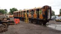 As has been reported in the Railway Media, there was an arson attack on the Swindon and Cricklade's Thumper Unit.<br><br>
<br><br>
It is now being stripped of any remaining good parts before being scrapped.<br><br>[Peter Todd 18/06/]