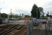Working the gates at Wye in Kent was still a manual job when I visited on 23 October 2010. <br><br>[John McIntyre 23/10/2010]