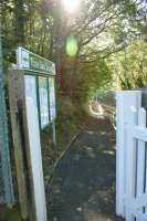 The access path to the remaining platform at Three Oaks between Ashford and Hastings. The path is actually longer than the platform that it leads to which can just accommodate a single carriage of a Class 171 DMU.<br><br>[John McIntyre 25/10/2010]