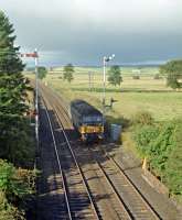 47706 on a run north through Greenloaning in 1990. The locomotive later halted and reversed at Blackford.<br><br>[Ewan Crawford //1990]