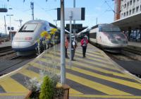 TGVs at Dunkerque.<br><br>[John Yellowlees 22/06/2016]