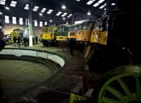 The diesel and electric side of the turntable at Barrow Hill [see also image 39590]<br><br>[Ken Strachan 27/02/2016]