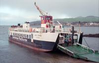 MV Loch Striven on the Largs - Great Cumbrae service in 1989 when still relatively new, having been built in 1986. This ferry can currently (2016) be found on the Oban - Lismore service.<br><br>[Ewan Crawford 10/02/1989]