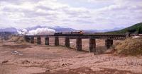 37404 Ben Cruachan takes 44871 north over Rannoch Viaduct in early 1991.<br><br>[Ewan Crawford //1991]