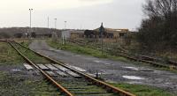 A ground level view at Margam, towards the now closed wagon repair sheds.<br><br>[Alastair McLellan 04/01/2012]