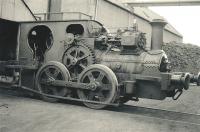 Aveling and Porter 0-4-0WT locomotive at Glenlossie Distillery in 1951. [Ref query 15748]<br><br>[Alec Unsworth (Courtesy Chris Unsworth) //1951]