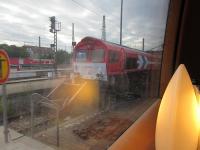 Good grief - they're everywhere! Class 66 at Ulm Hbf on 16 July.<br><br>[John Yellowlees 16/07/2016]