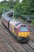 67009 draws the empty stock for the Borders steam special at Portobello Junction.<br><br>[Bill Roberton 14/08/2016]