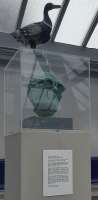 Gresley didn't get his mallard at King's Cross, but look what is on John Grierson's bust at Stirling!<br>
<br>
Grierson was a documentary maker of 'Night Mail', and many other films, fame and coined the term 'documentary' itself.<br><br>[John Yellowlees 13/07/2016]