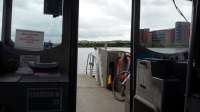 A view from the seating in the current Renfrew Ferry.<br><br>[Rod Crawford 18/07/2016]