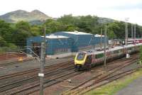 The CrossCountry 0820 Aberdeen - Penzance approaching Portobello East Junction on 8 September 2016. The building in the background houses the Craigentinny depot wheel lathe. The train is well into its 722 mile journey, with only another 32 stops to make before reaching its destination at 2143. <br><br>[John Furnevel 08/09/2016]