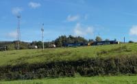 A pair of DRS 37s with flasks at Hunterston Junction heading south.<br><br>[Rod Crawford 28/09/2016]