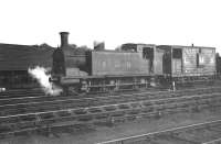 LMS 0-6-0T 16238 photographed at Balloch in the 1930s. The ex Caledonian McIntosh 3F, dating from 1895, was eventually withdrawn from Yoker shed in September 1958 as BR 56238.  <br><br>[Dougie Squance (Courtesy Bruce McCartney) //]