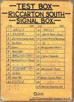 LNER Electrical Engineer's Department completed test form covering Riccarton South box dated 14 February 1930. [See image 23830] <br><br>[Dougie Squance (Courtesy Bruce McCartney) 12/09/2016]