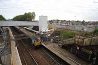 Blairhill has undergone a transformation in recent times. A new overbridge,lifts and entrance from the new car park. 8/10/16. Looks like it won't be long till operational. Not sure whether the existing stairs and ticket office will survive.<br><br>[Alastair McLellan 08/10/2016]