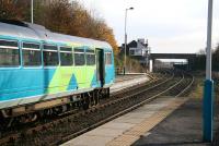 A cold November morning in 2007 sees a Bishop Auckland - Saltburn Pacer about to restart following a stop at Shildon.<br><br>[John Furnevel 04/11/2007]