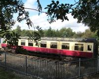 The first carriage to arrive at Grantown on Spey in nearly 48 years awaits refurbishment.  Once complete this, along with its companion will be positioned at the new bay platform at Grantown East.<br><br>[Clive Meredith 04/09/2016]