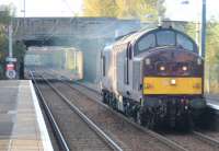 37 669 light engine Boness to Carnforth. What a lovely sound!!<br><br>[Alastair McLellan 10/10/2016]