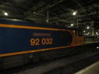 92032 IMechE Railway Division on Sleeper duty at Waverley.<br><br>[John Yellowlees 16/10/2016]