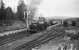 Little and Large on the up line at Boat of Garten on 27 April 1986 during a shunt move into the sidings. The leading engine is Barclay 0-4-0ST Clyde with ex LMS Black 5 no 5025 behind. <br><br>[John McIntyre 27/04/1986]
