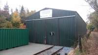 A view of the new shed 61D at Dufftown. (So, that would be a sub-shed of Aberdeen then.)<br><br>[Alan Cormack 15/10/2016]