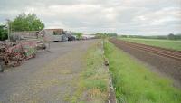 A 1997 view towards Leuchars from the former loading bank at Dairsie. [Ref query 810] The passenger station was behind the camera.<br><br>[Ewan Crawford //1997]