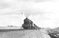 Stanier 8F 2-8-0 no 48708 passing Kay Park Junction, Kilmarnock, on 6 May 1954 with a down freight. [Ref query 71]<br><br>[G H Robin collection by courtesy of the Mitchell Library, Glasgow 06/05/1954]