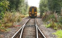 Next stop Dingwall. Heading south after passing through Dingwall Junction on 1 October 2009 is ScotRail 158720 forming the 1203 service from Kyle of Lochalsh to Inverness.<br><br>[John Furnevel 01/10/2009]