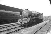 A3 Pacific 60108 <I>Gay Crusader</I> runs south through Doncaster light engine on 20 July 1963.<br><br>[K A Gray 20/07/1963]