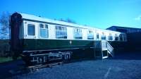 At Railway Farm  a Mk1 and a collection of narrow gauge wagons can be found with track laid down to the confluence of the rivers Tay and Tummel.<br>
It's very near where the Aberfeldy branch crossed the Tay at Balnamuir.<br><br>[Alan Cormack 03/11/2016]