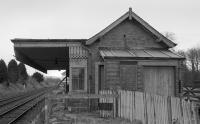 Newburgh in 1978.  A curiosity was the survival of hand-written steam loco numbers on the woodwork under the canopy.  Demolished in 2016. So there won't be a Laurencekirk-style re-opening ...<br><br>[Bill Roberton //1978]