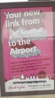 Edinburgh Gateway Tram poster.<br><br>[John Yellowlees 11/12/2016]