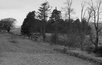 View to Dolphinton at Macbie Hill in 1997 showing the remaining platform on the right.<br><br>[Bill Roberton //1997]