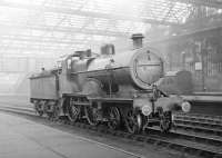 LMS 2P 4-4-0 no 444 at Carlisle in the 1930s. The ex-Midland veteran, built at Derby in 1894, was finally withdrawn from Leeds (Holbeck) in the summer of 1953. <br><br>[Dougie Squance (Courtesy Bruce McCartney) //]