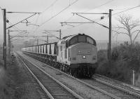 37675 nears Wallyford with a loaded coal train, probably for Cockenzie Power Station.<br><br>[Bill Roberton //1996]